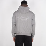 Grey Marl Signature Zipped Hoodie