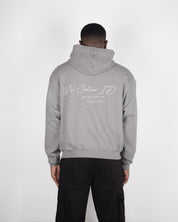 Grey Marl Signature Zipped Hoodie
