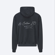 Washed Black Signature Zipped Hoodie