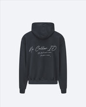 Washed Black Signature Zipped Hoodie
